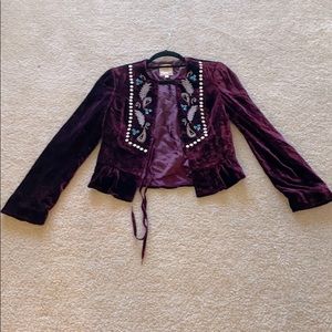 Nanette Lepore velvet jacket